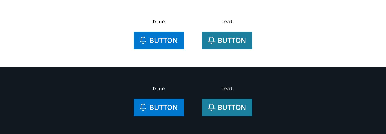 Styling options button accent mode example